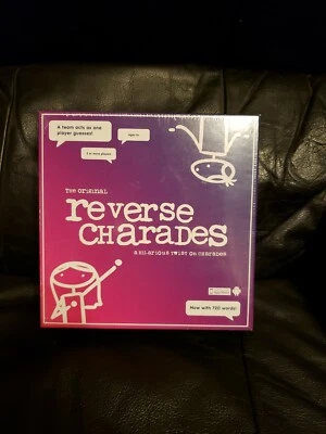The Orginal Reverse Charades Knyxx Brand Party Game Purple Box  - Image 1 of 3