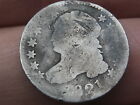 1821 CAPPED BUST SILVER DIME- LARGE DATE, ABOUT GOOD DETAILS