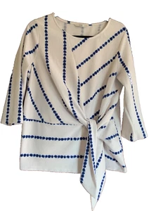 George blue and white top Size 16 - Picture 1 of 2