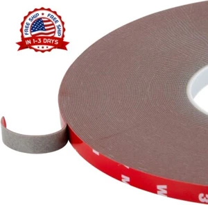 108 Ft Double Sided Tape,3M Mounting Adhesive Tape Heavy Duty, Foam Tape, LED St - Picture 1 of 6