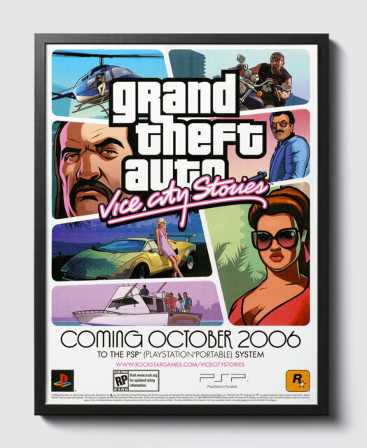 Quadro e poster GTA Vice City - Quadrorama