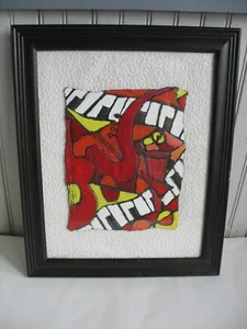 Original Wayne Potrafka -d 2023 Mixed Media Acryl Kunstwerk Hot Jazz 2012 - Bild 1 von 8