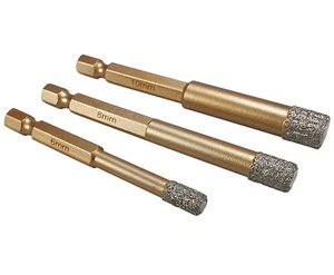 Profi Fliesenbohrer 6mm 8mm 10mm - Diamantbohrer BIT für Bohrmaschinen - Bild 1 von 7