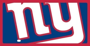 New York Giants Premium Laser Tag License Plate, Mega Logo, Mirrored Acrylic,... - Picture 1 of 1