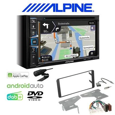Alpine Autoradio Apple CarPlay Android für Toyota GT 86 Coupe ab 2012 schwarz - Bild 1 von 4