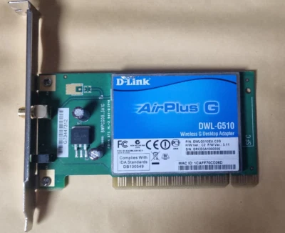 D-Link DWL-G510 Network Interface Card - Image 1 of 2