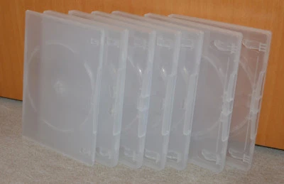 7 DVD Hüllen Transparent (6x Standard, 1x Slim) für je 1 Disc - Bild 1 von 4