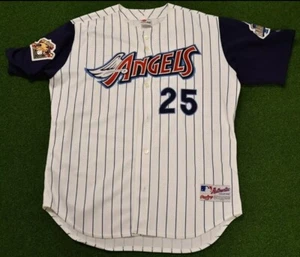 Authentic Anaheim Angels Troy Glaus Jersey Size 48 Signed Brand New Disney Years - Picture 1 of 2
