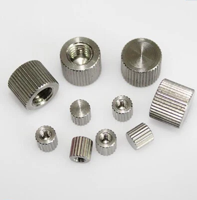 Rändelmutter M2 M3 M4 M5 M6 M8 M10 Rändelmuttern Mutter Sackloch Edelstahl V2A - Bild 1 von 4