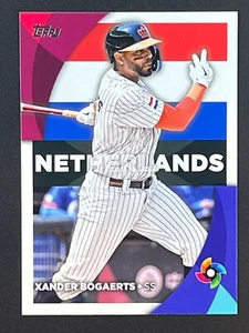 XANDER BOGAERTS 2023 Topps Series 2 WBC Stars #WBC-30 Netherlands - Picture 1 of 2