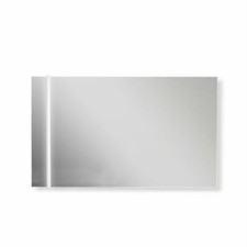Specchio bagno con luce 100x70 reversibile lampada led doppia illuminazione