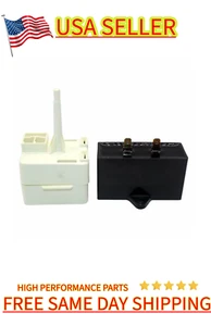 W10613606 Whirlpool Refrigerator Compressor Start Relay Overload and Capacitor - Picture 1 of 2