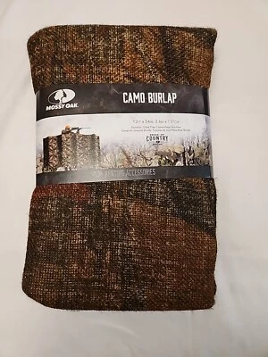Mossy Oak Camo Burlap #25832A Break-Up Country 12’x 54” Glare Free Hunting Blind - Image 1 of 2