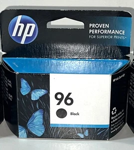 HP C8767WN Czarny wkład atramentowy Oryginalny OEM NOWY C8767W # 96 DEC/2015 EXP - Zdjęcie 1 z 5