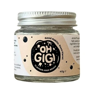 New ohGiGi Organic Tooth Powder Flavour Free Brush 40g - Picture 1 of 3