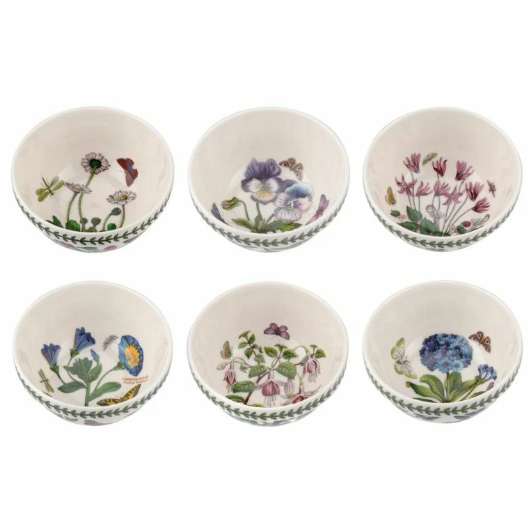 Portmeirion Botanic Garden 5.5 Inch Stacking Bowls Set of 6