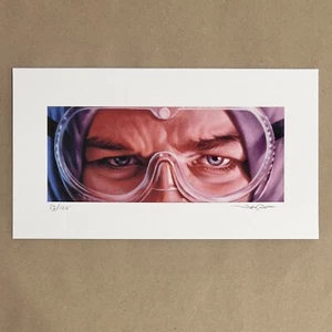 Jason Edmiston THE THING Print RJ MACREADY Eyes Without A Face Mondo EWAF SDCC - Picture 1 of 3