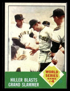 1963 Topps Baseball #145 World Series Game 4 - EXMT #5247 - Picture 1 of 2