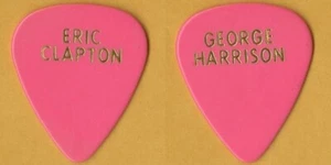 Eric Clapton 1991 Live In Japan concert tour w/ George Harrison rare Guitar Pick - Picture 1 of 3