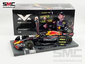 Red Bull F1 RB18 Max Verstappen Japan 2022 World Champion 1:18 MINICHAMPS Figure - Picture 1 of 18