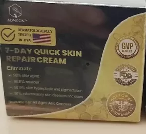 ADNOON 7-Día Crema Reparadora Rápida de la Piel Multi-Efecto Todo en Uno Cuidado de la Piel NUEVO - Imagen 1 de 2