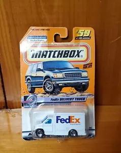 Matchbox FedEx Delivery Truck #59/100 Speedy Delivery 2000 Logo Chase MT30 - Picture 1 of 4