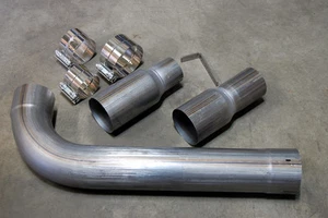 5 " Diametro Singolo Diesel Pila Kit + Fascia Morsetti Universale Per GM Ford - Picture 1 of 1
