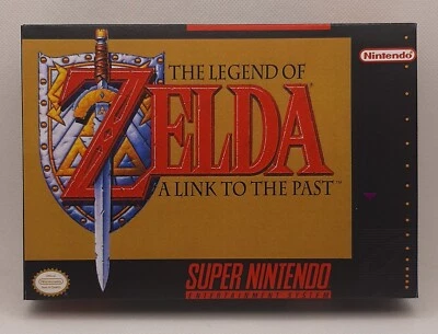 SNES - The Legend of Zelda: A Link to the Past - Box Cover ONLY ver.1 - Immagine 1 di 4