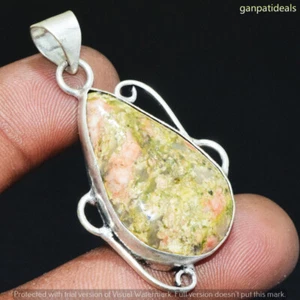 Unakite Gemstone Ethnic Handmade Pendant Jewelry 1.75" GP-27289 - Picture 1 of 1