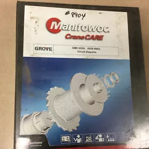 Grove Manitowoc GMK 6220L AT CRANE ELECTRICAL CIRCUITS SCHEMATICS MANUAL GUIDE - Picture 1 of 4