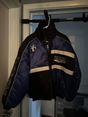 Vintage Yamaha Racing Cold Weather Gear Insulated Snowmobile Jacket Size Large - Image 1 of 4