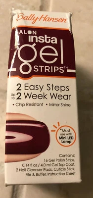 Tiras de gel Sally Hansen Salon Insta #320 Ruby Do. Nuevo en paquete. Foto 1 de 4