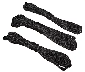 Weiches Seil PP Bondageseil Bondage-Set Leine SCHWARZ Ø 8mm 2x6 + 1x12m neu - Bild 1 von 1