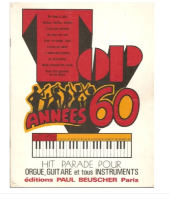 TOP ANNEES 60.. HIT PARADE pour CLAVIER GUITARE ET TOUS INSTRUMENTS - Photo 1/2