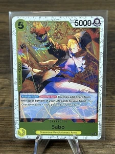 One Piece The Best Vol. 2 Sabo P-073 Pirate Foil Premium Booster casi nuevo - Imagen 1 de 2