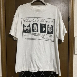 Charles Manson Charlie s Angels Vintage T-shirt - Picture 1 of 4