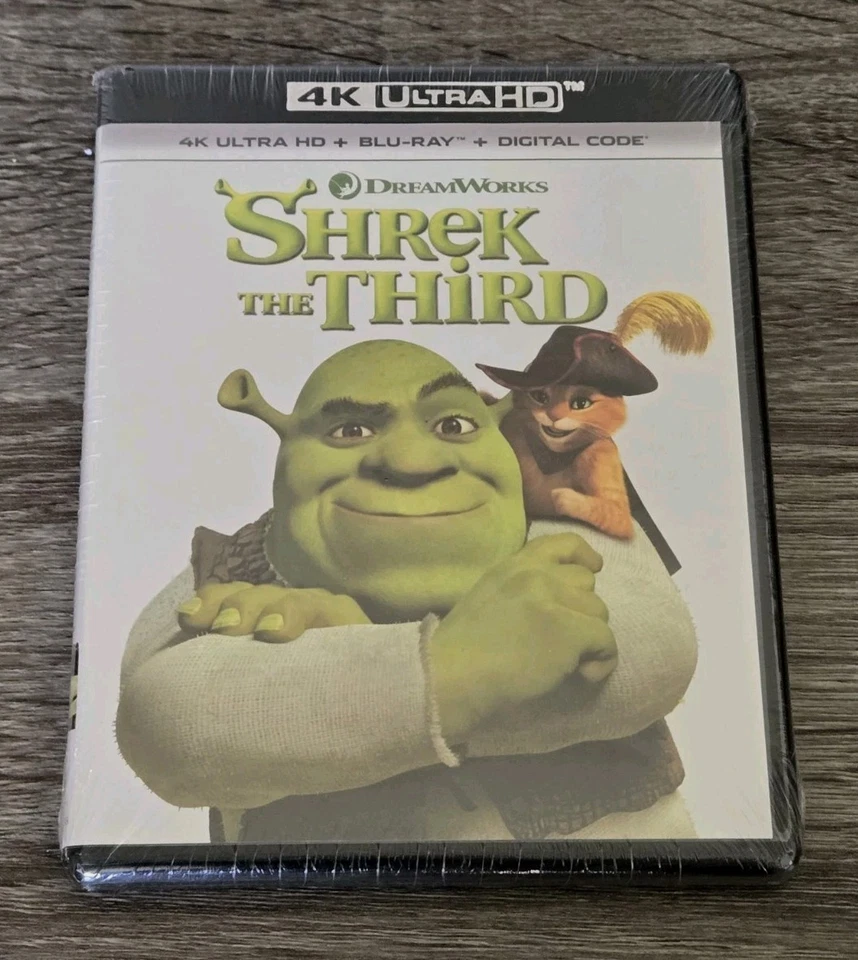 Shrek the Third (4K UHD Blu-ray/Blu-ray, Digital) NEW NO/slipcover. - Image 1 of 2