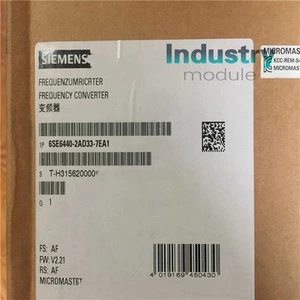 1 PIEZA Nuevo Siemens 6SE6440-2AD33-7EA1 6SE6 440-2AD33-7EA1 En Caja Envío Acelerado - Imagen 1 de 6