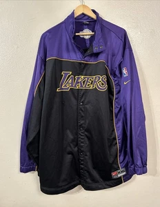 Vtg Nike Authentic Los Angeles Lakers Black Long Sleeve Shooting Jersey Mens XXL - Picture 1 of 8