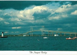 Newport Bridge antenna 4x6 1982 RI - Foto 1 di 2