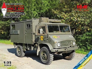 ICM 1/35 UNIMOG S 404 GERMAN MILITARY RADIO TRUCK - Foto 1 di 1
