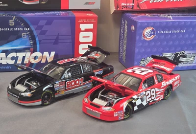 2 Action 1:24 Diecast Stock SNAP-ON RICHARD CHILDRESS KEVIN HARVICK Monte Carlo - Image 1 of 4