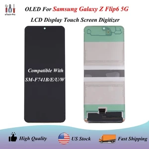 OLED For Samsung Galaxy Z Flip6 F741 LCD Display Digitizer Assembly Replacement - Picture 1 of 8