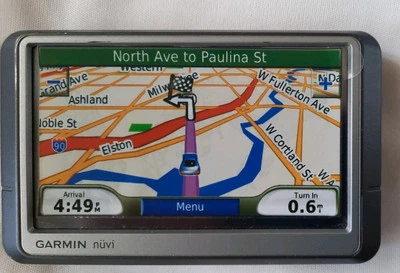 Garmin Nuvi 260w Touchscreen GPS Navigation Unit with Charging Cable Bundle - Image 1 of 4