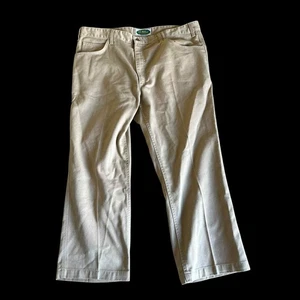 RM Williams Vintage Men's Trousers W42 L27 Tan Biege Made In Aus Cropped Leg - Picture 1 of 12