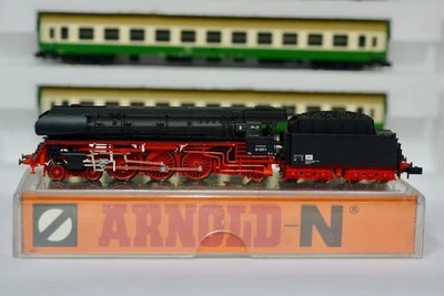 ARNOLD 0348 Zug-Set mit Schlepptenderlok BR 01.5, Bauart 2’C1’ h  Super Zustand - Bild 1 von 4