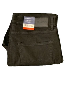 Lucky Brand Men’s 410 Jean Athletic Fit Straight Leg Stretch Denim 34x30 Black - Picture 1 of 8