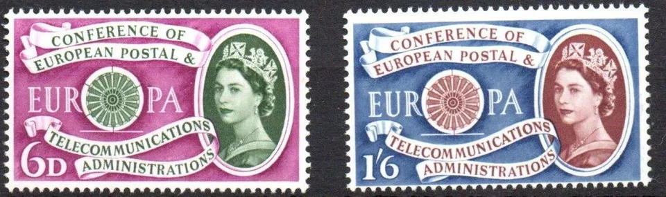 UK United Kingdom 1960 ☀ EUROPA CEPT Stamps ☀ MNH** - Image 1 of 1