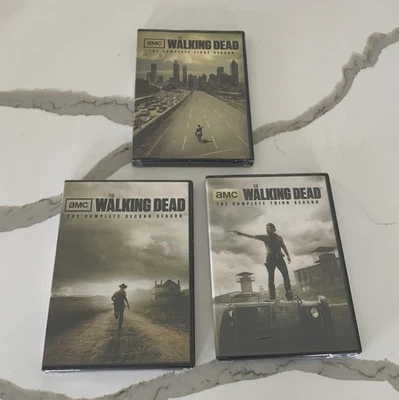 The Walking Dead Season 1, 2, & 3  DVD’s  Brand New Sealed Foto 1 de 4