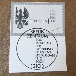 2001 - Mi.Nr. 2162 - 300. Jahrestag Gründung Königreich Preußen - ESST Berlin - Imagen 1 de 3